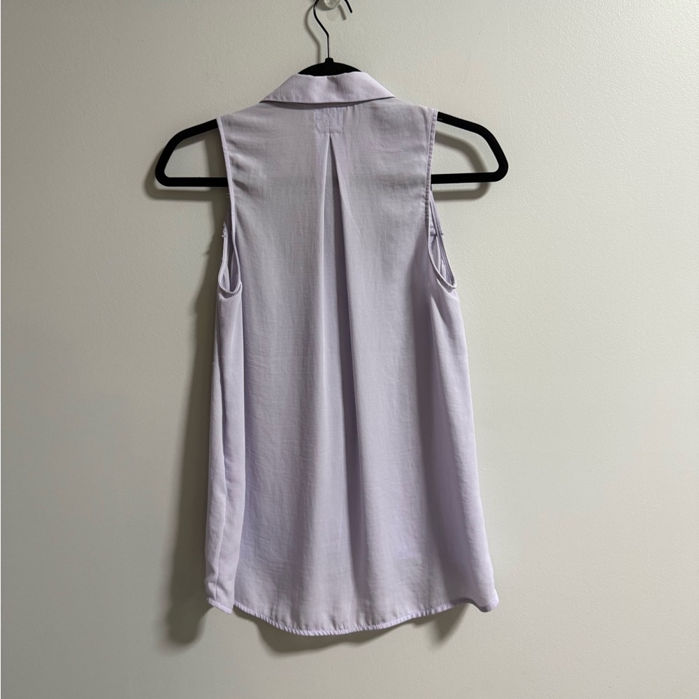 H&M Lilac Lace Sleeveless Blouse - Picture 4 of 4